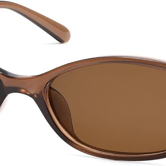 Accessories - Retro Oval Cat Eye Sunglasses for Women Y2k Trendy Narrow Sunnies Designer Sun G